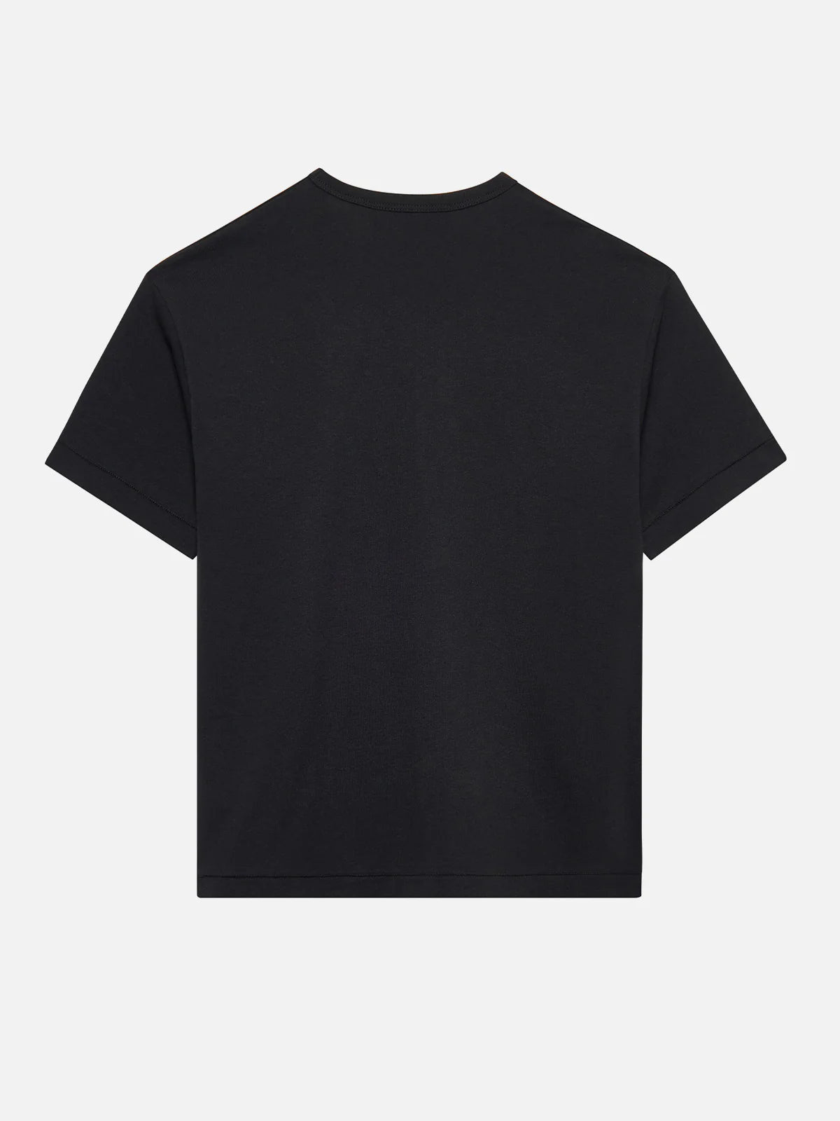 HEART T-SHIRT BLACK - FRONT OF