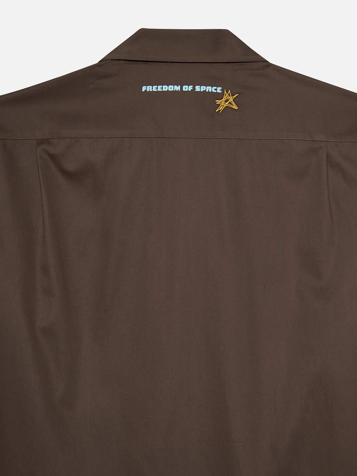 HEART BUNNY SHIRT BROWN - FRONT OF