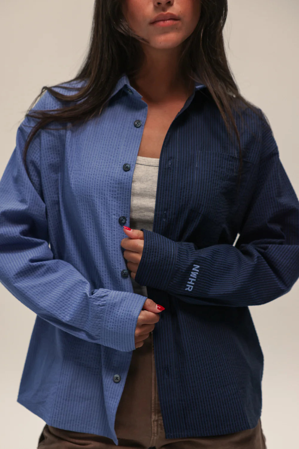CAMISA DUALITY BLUE - FRONT OF