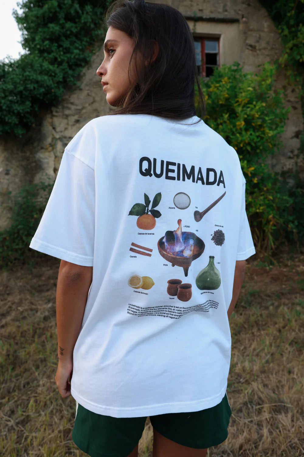 CAMISETA QUEIMADA - FRONT OF
