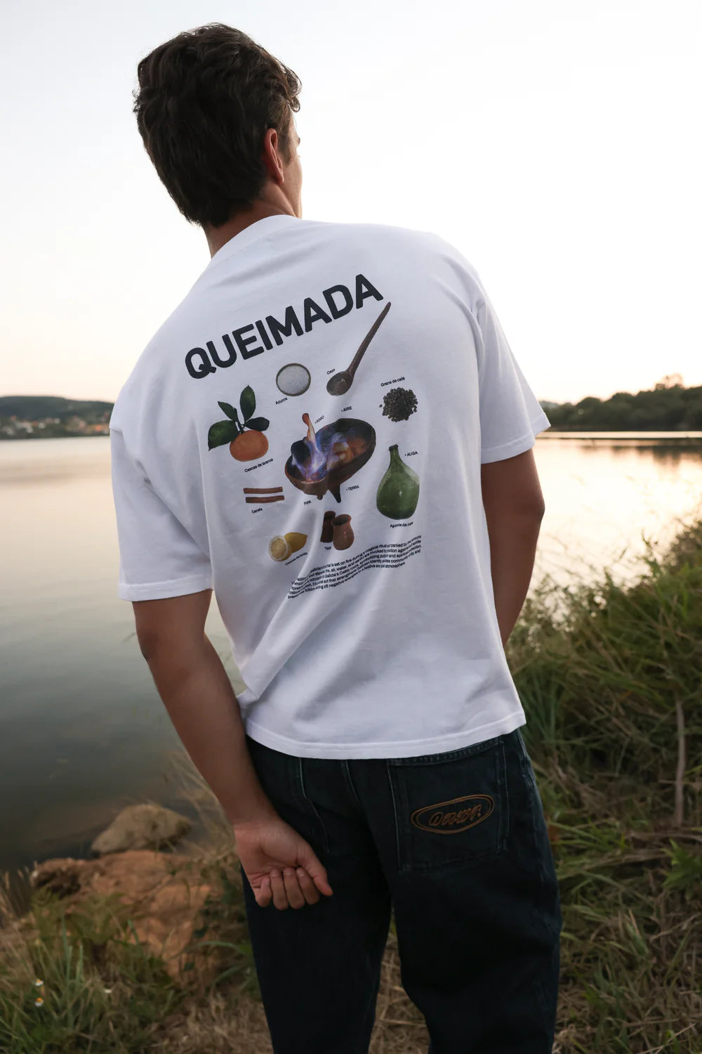 CAMISETA QUEIMADA - FRONT OF