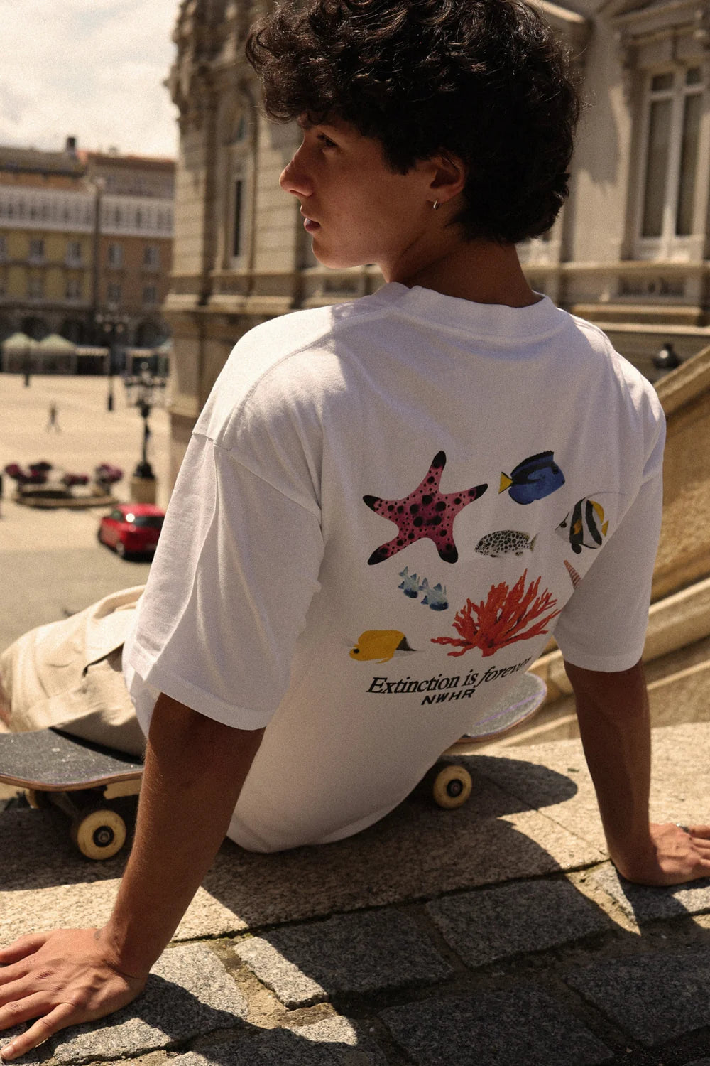 CAMISETA EXTINCTION IS FOR EVER - FRONT OF