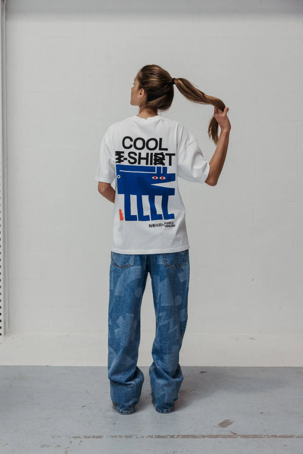 COOL SHIT T-SHIRT WHITE - FRONT OF.