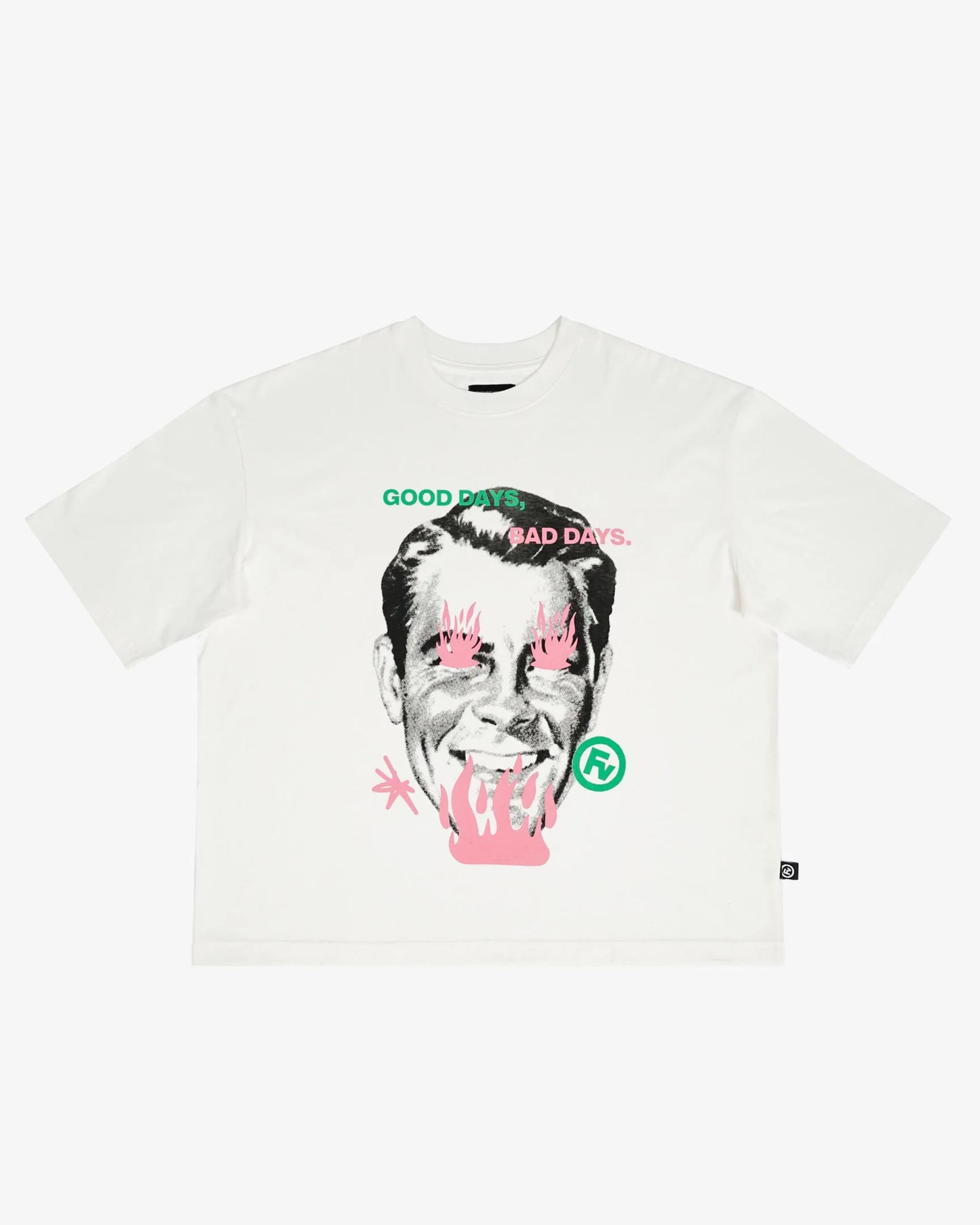 T-SHIRT FAKE HAPPINESS WHITE