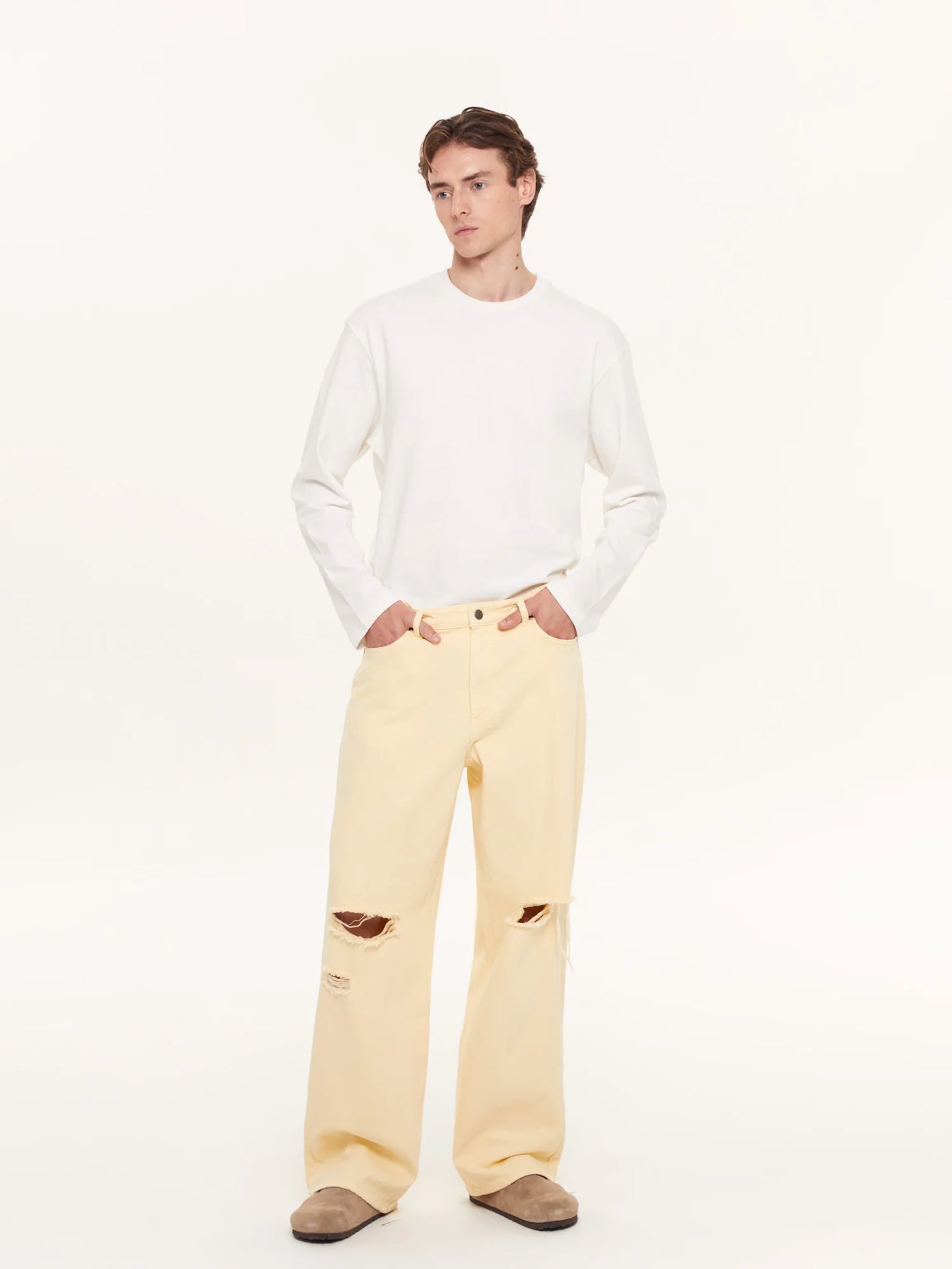 BANANA SPLIT LOOSE FIT JEAN PANTS - FRONT OF