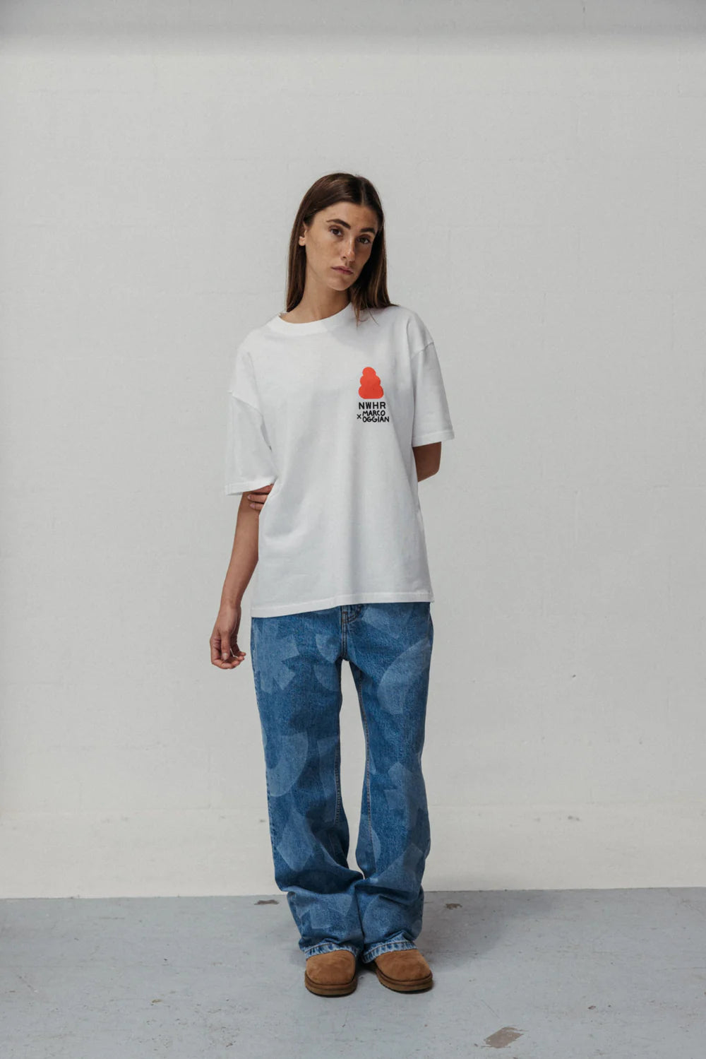 COOL SHIT T-SHIRT WHITE - FRONT OF.