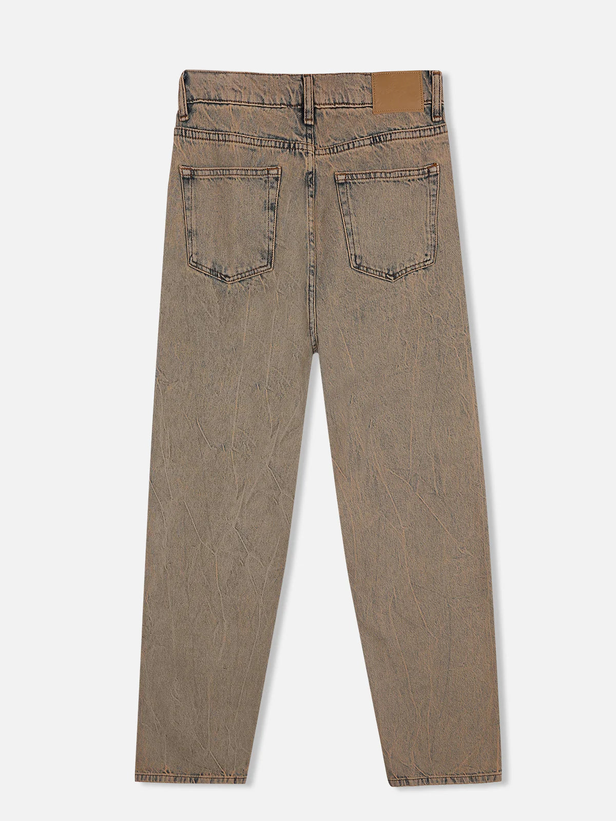 GARMENT-DYE LOOSE FIT JEANS - FRONT OF