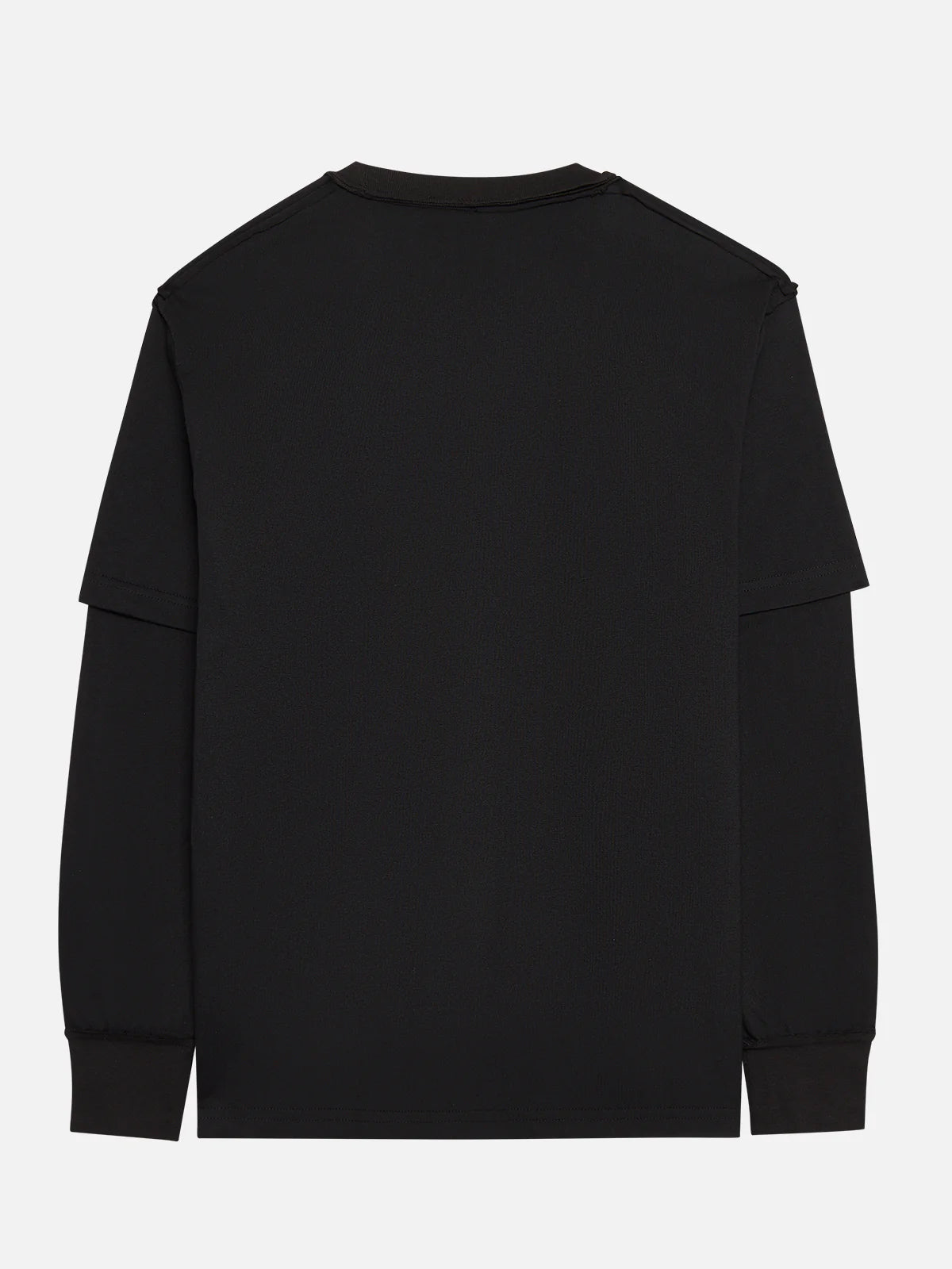 LONG SLEEVE T-SHIRT BLACK - FRONT OF