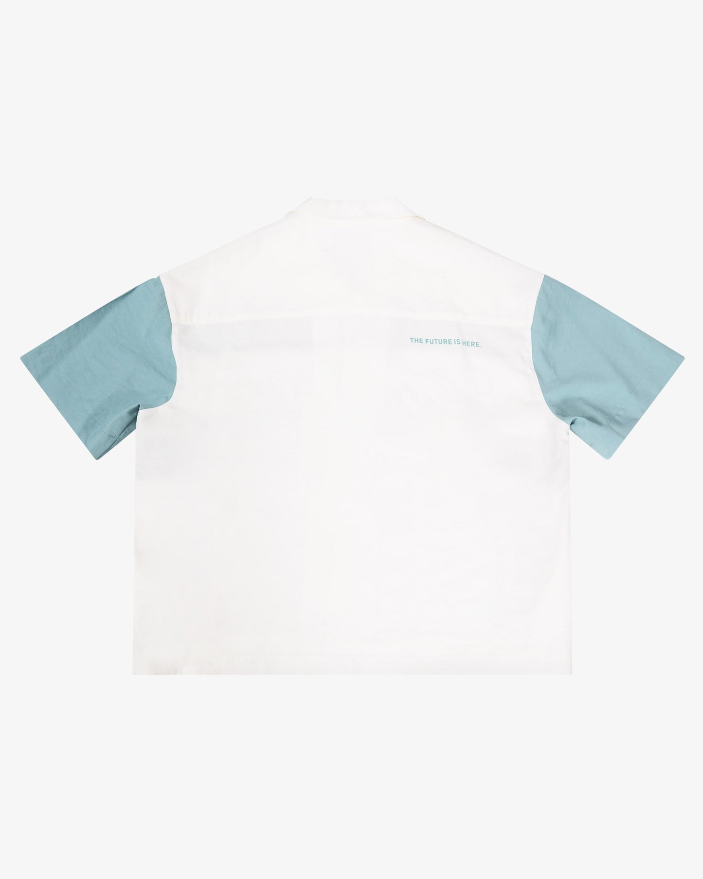 BUTTON DOWN SHIRT GREEN - FRONT OF
