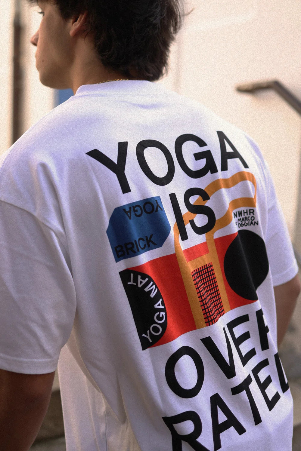 T-SHIRT YOGA IS OVER RATED - FRONT OF