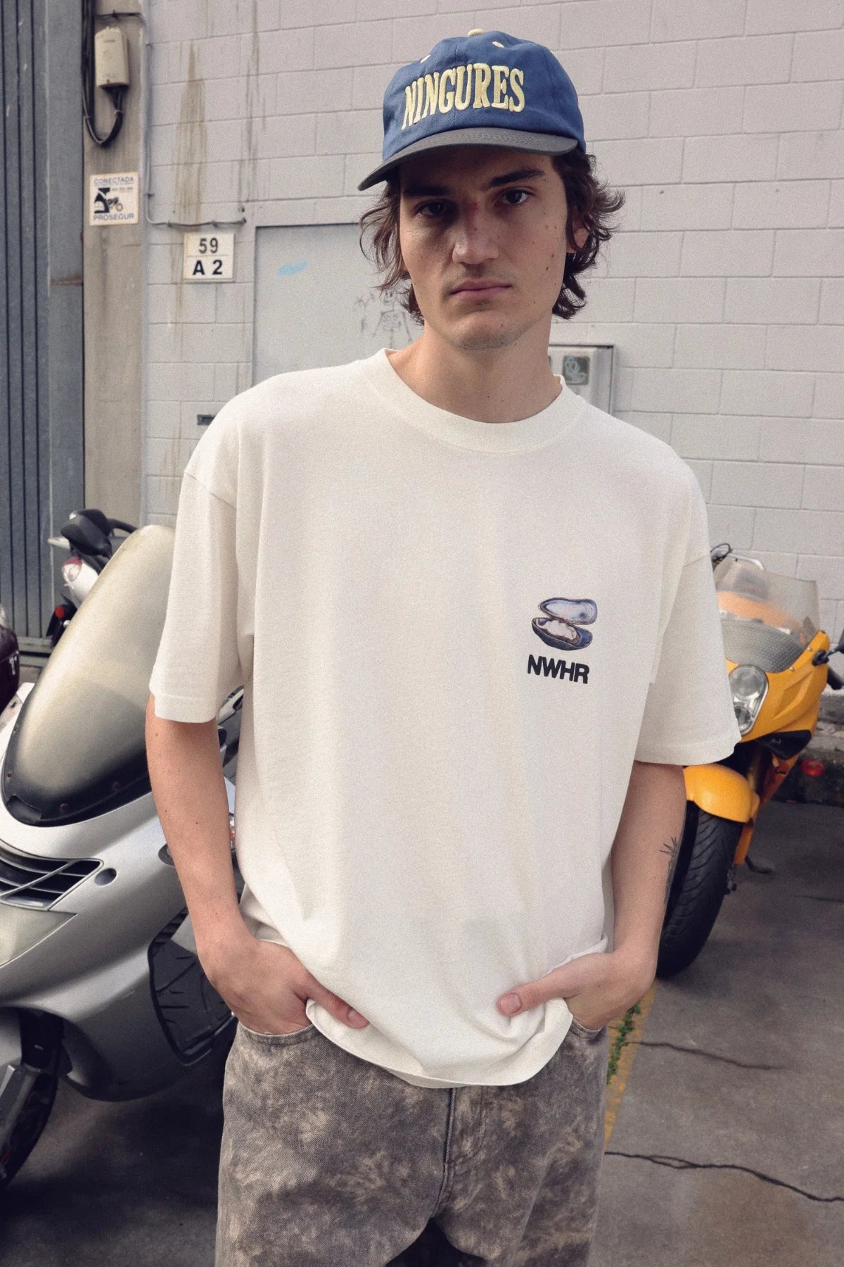 ATLANTICO T-SHIRT WHITE - FRONT OF.