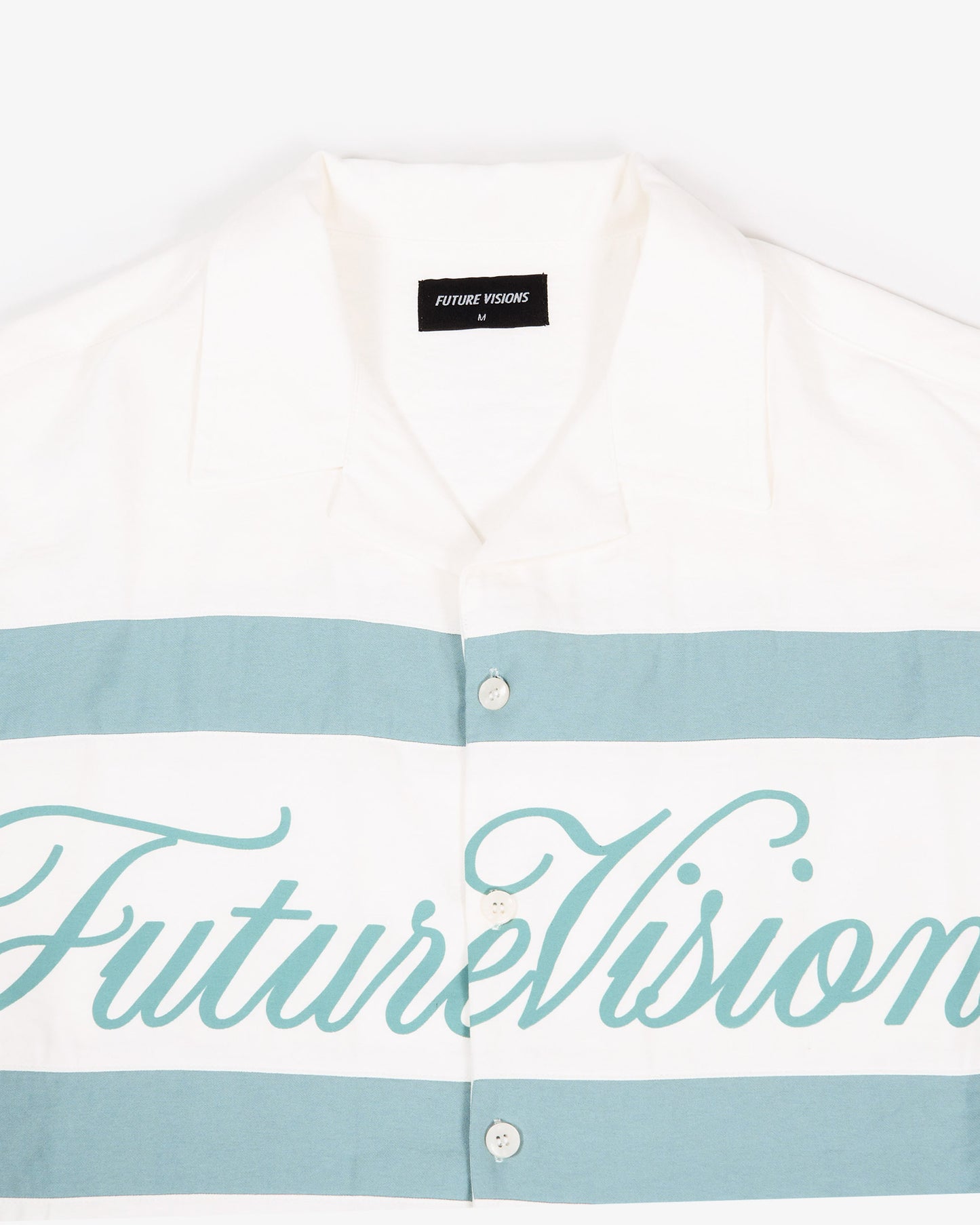 BUTTON DOWN SHIRT GREEN - FRONT OF