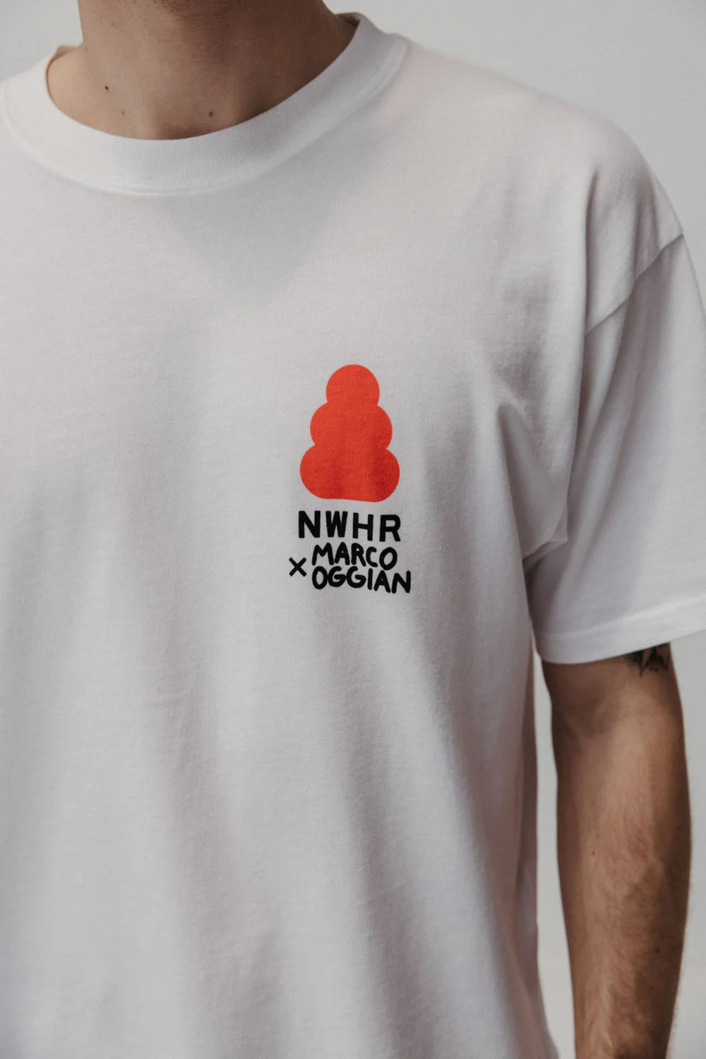 COOL SHIT T-SHIRT WHITE - FRONT OF.