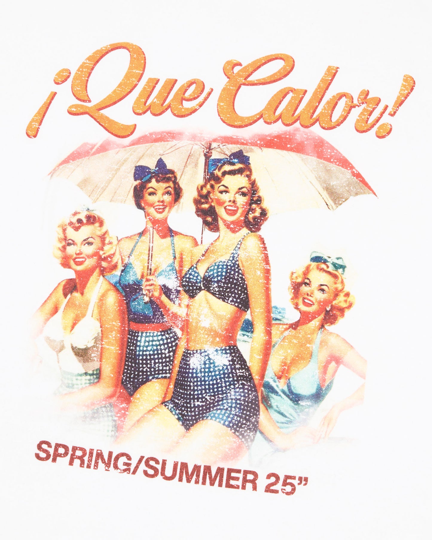 T-SHIRT BOXY CALOR WHITE - FRONT OF