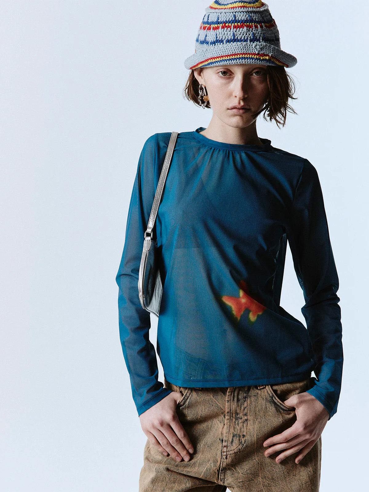 GOLDFISH MESH TOP - FRONT OF