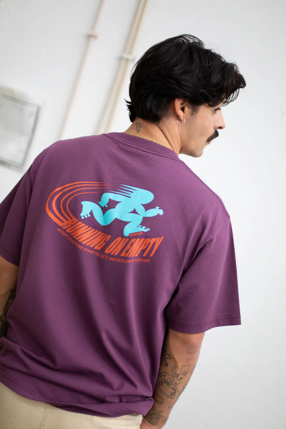 T-SHIRT RUNNING BURGUNDY