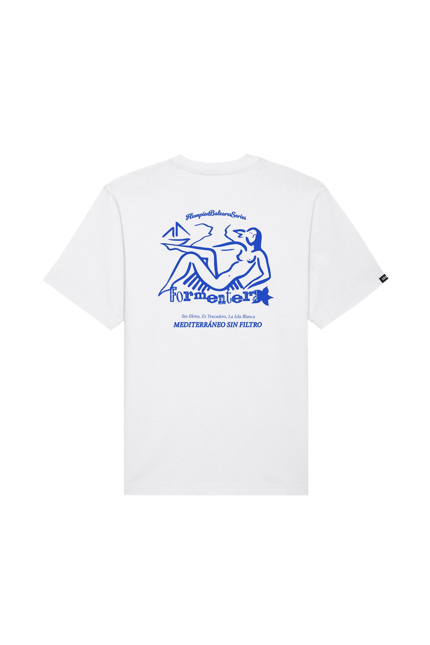 LA ISLA BLANCA T-SHIRT WHITE - FRONT OF.