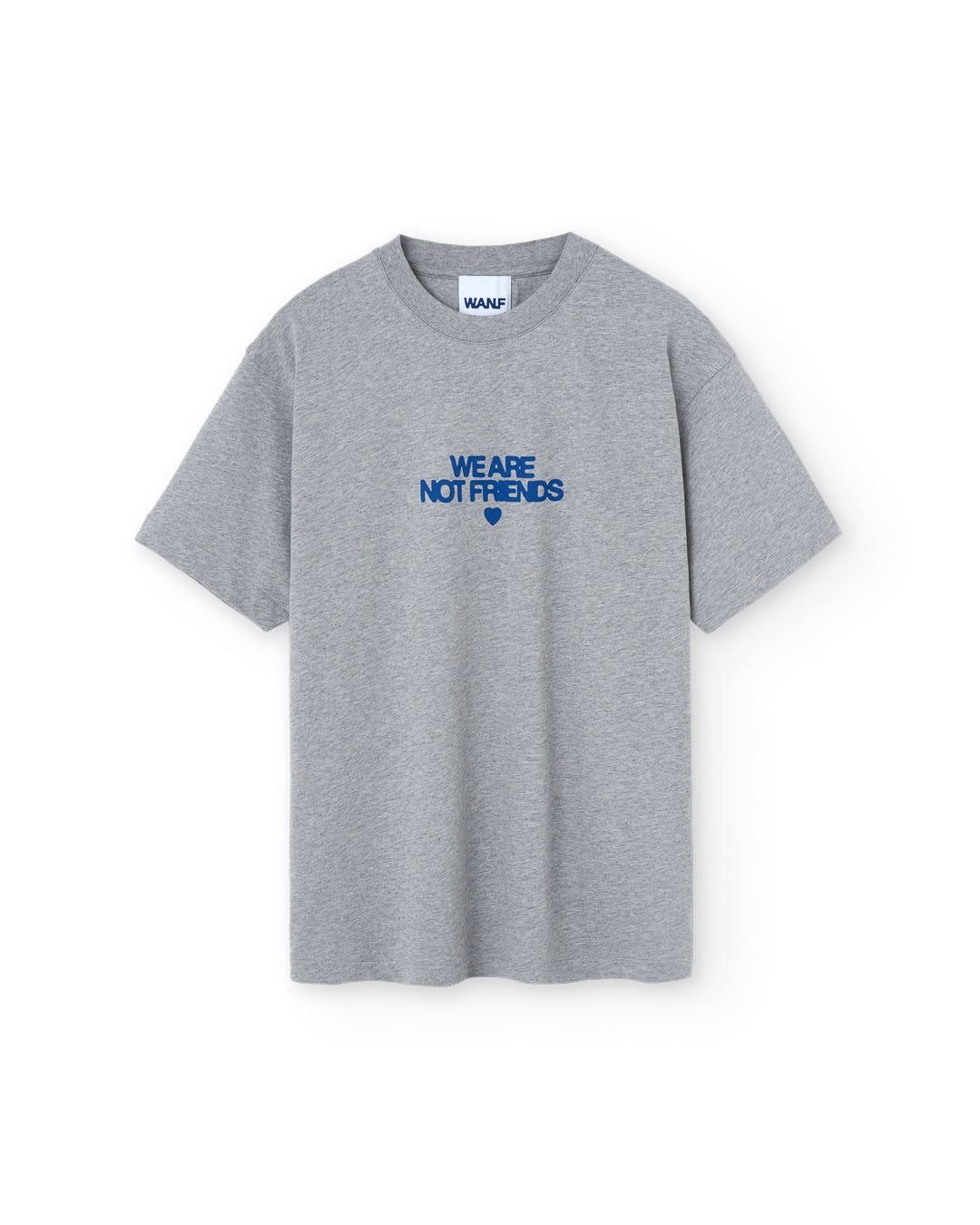 BOLD LOVE GREY T-SHIRT - FRONT OF.
