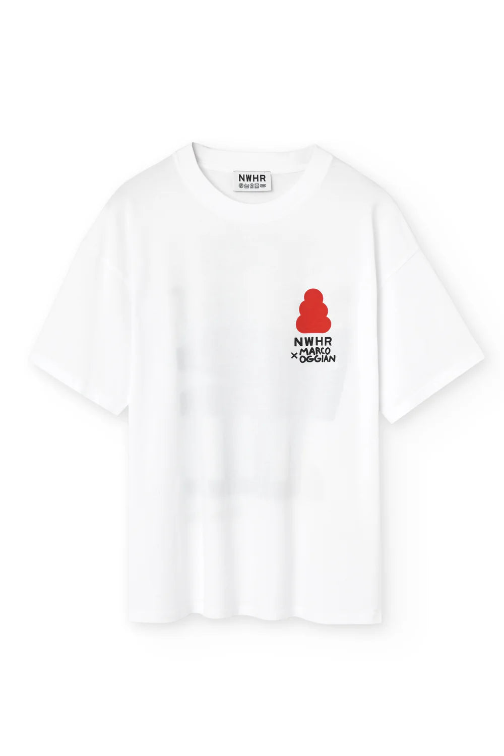 COOL SHIT T-SHIRT WHITE - FRONT OF.
