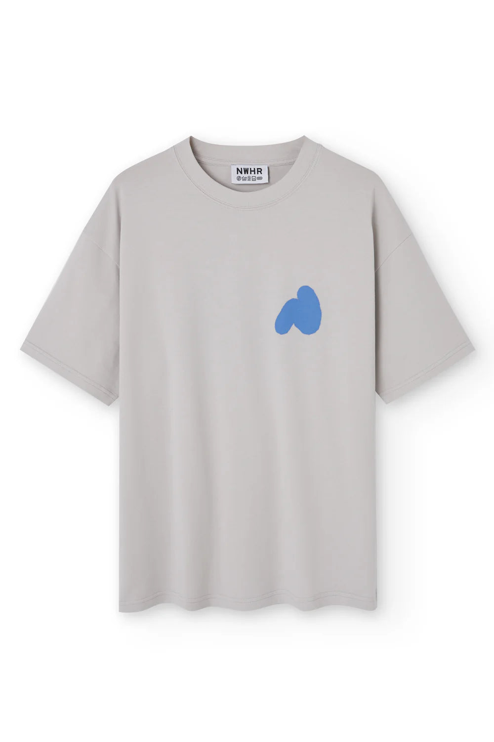 CAMISETA SPRAY NWHR GREY - FRONT OF