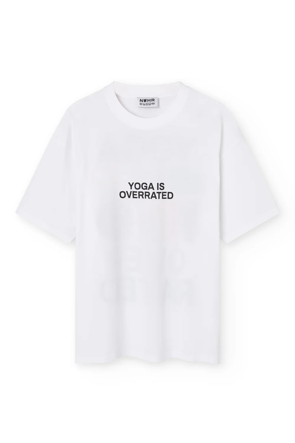T-SHIRT YOGA IS OVER RATED - FRONT OF