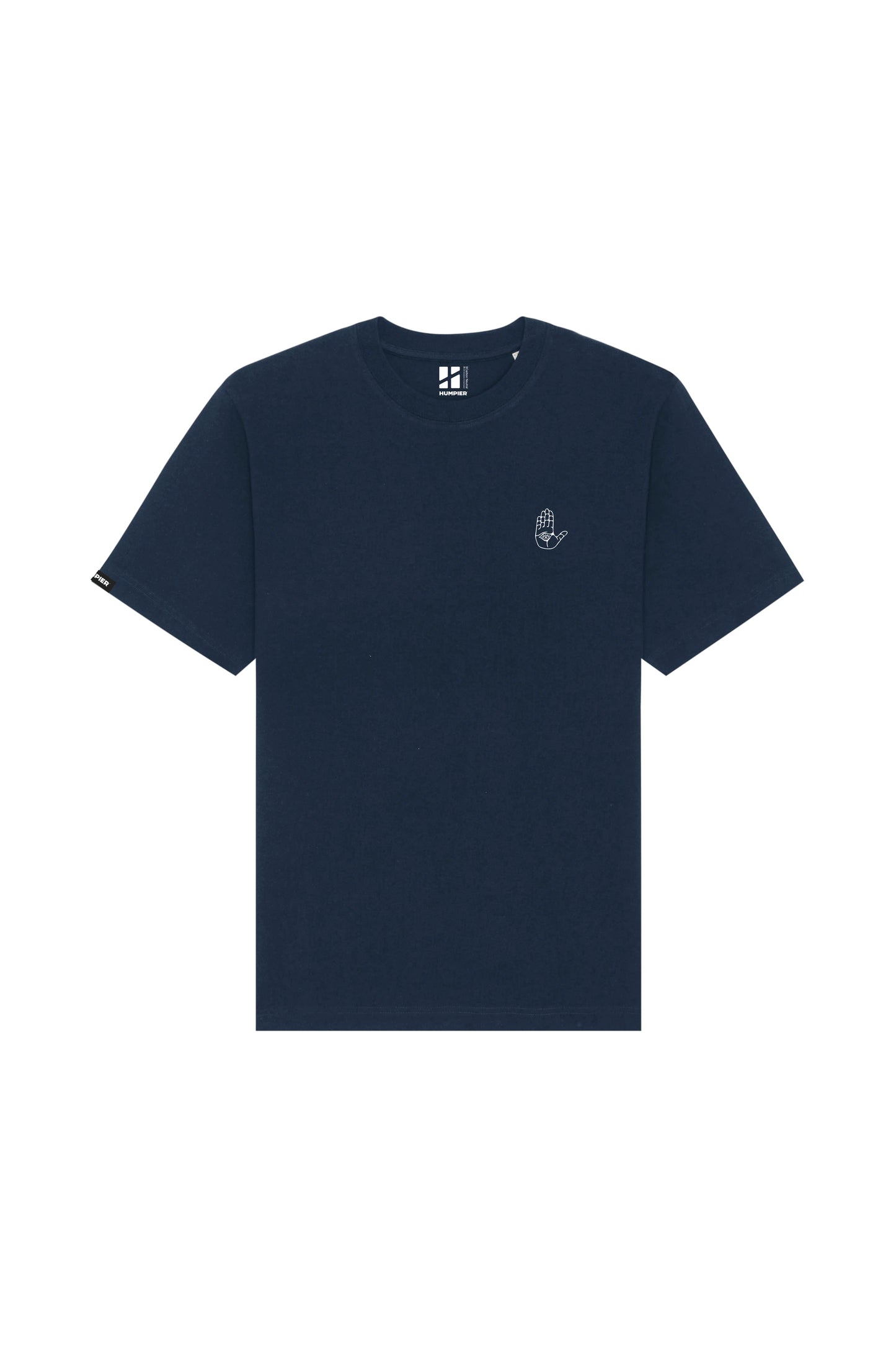 ONE SHOT AWAY T-SHIRT NAVY BLUE COLLAB SAL MESTIZA - FRONT OF.