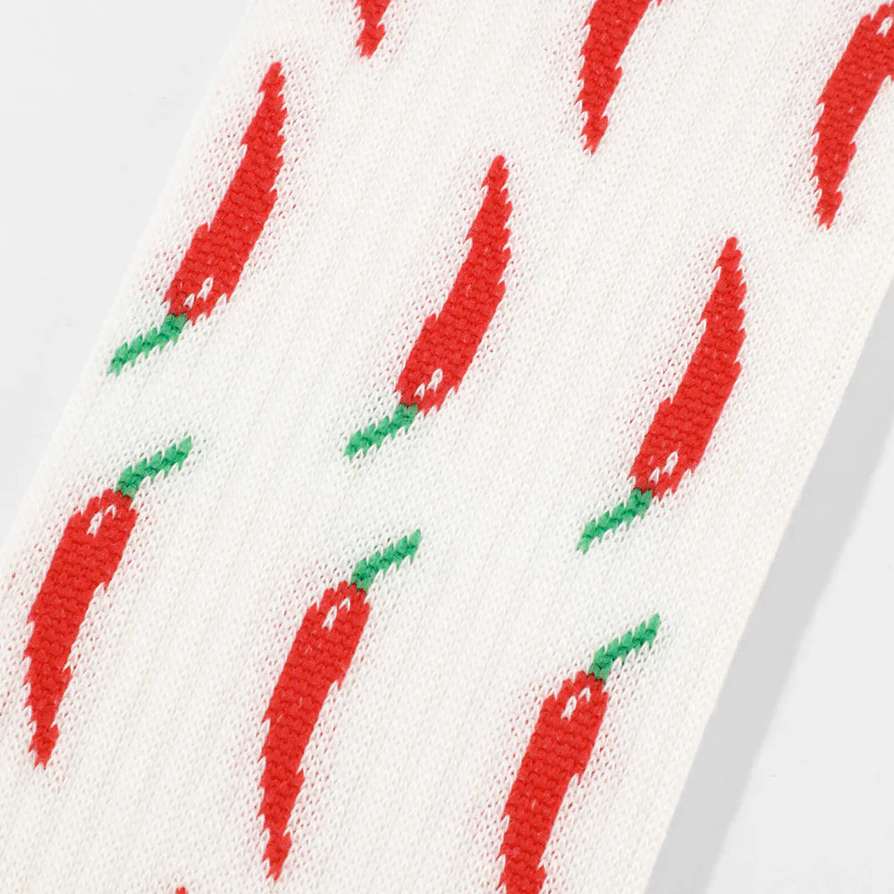 CALCETINES CHILI CREAM ONE SIZE - FRONT OF