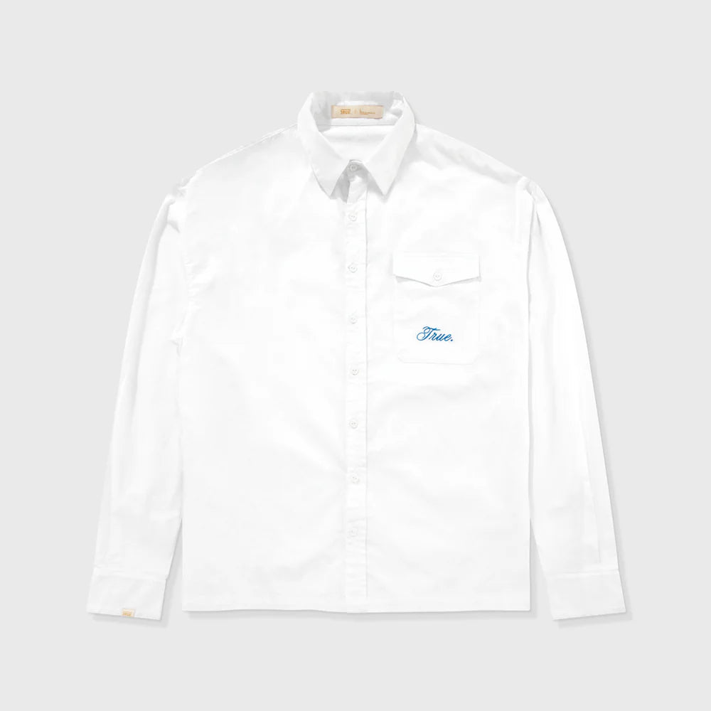 CAMISA COLLEGE WHITE - FRONT OF.