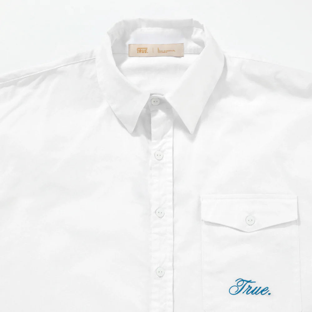 CAMISA COLLEGE WHITE - FRONT OF.