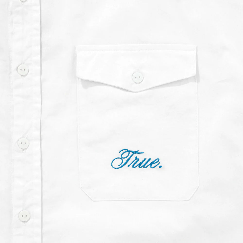 CAMISA COLLEGE WHITE - FRONT OF.