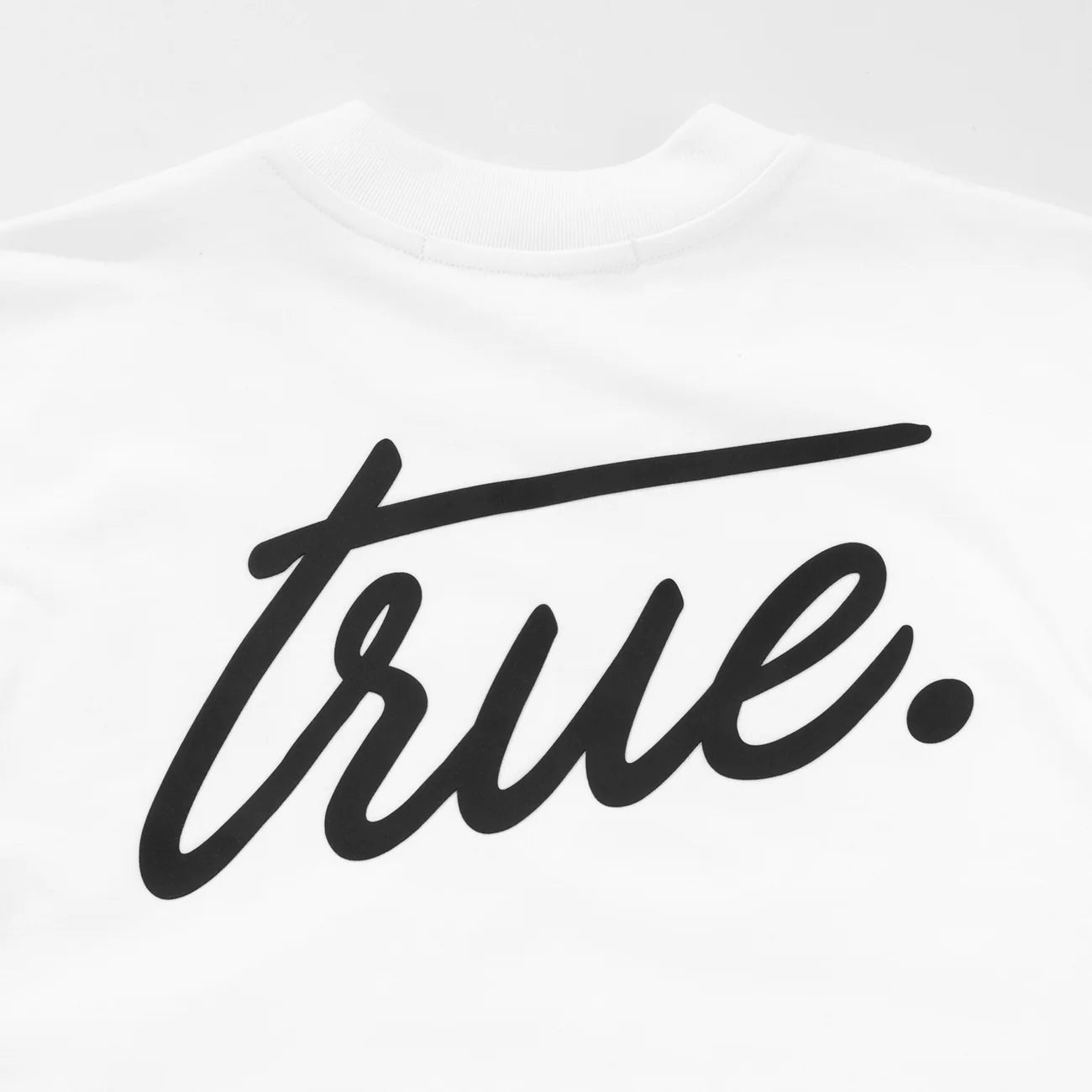 CURSIVE LOGO T-SHIRT WHITE - FRONT OF