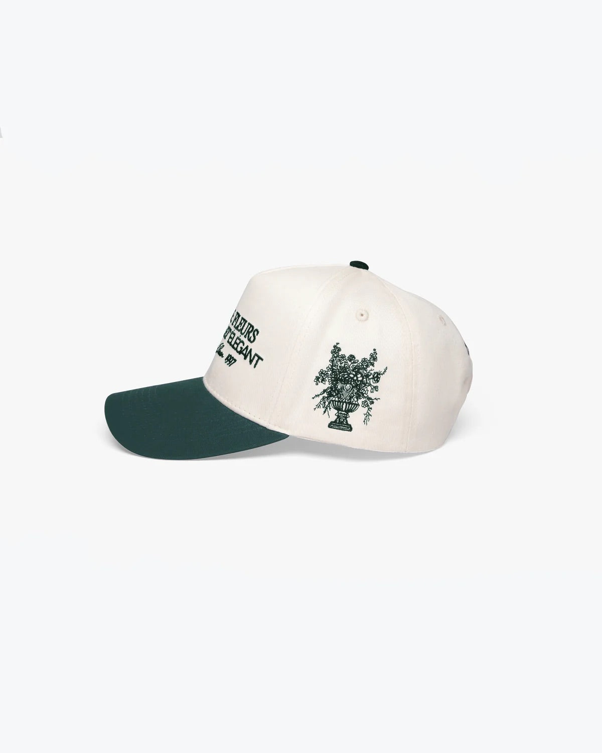 GORRA JARDIN DE FLEURS GREEN - FRONT OF.