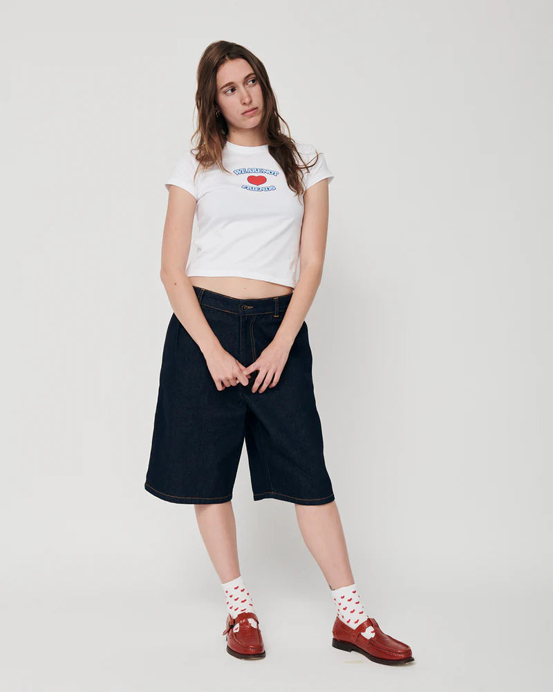 WANF DENIM CHINO SHORTS - FRONT OF