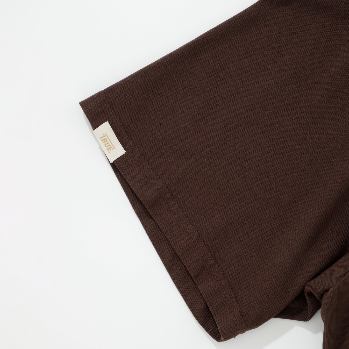 EVERYDAY LOGO T-SHIRT BROWN - FRONT OF.