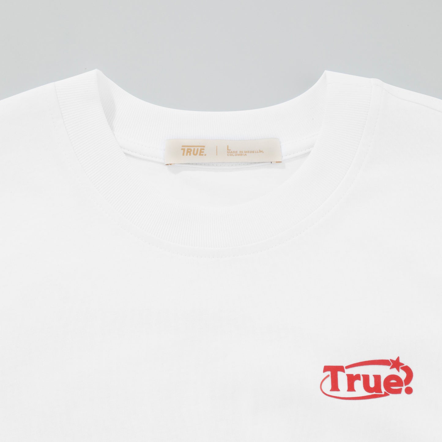 EVERYDAY LOGO T-SHIRT WHITE - FRONT OF.