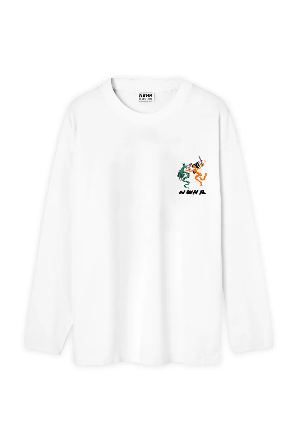 T-SHIRT LONGSLEEVE BATTLE ROYAL WHITE