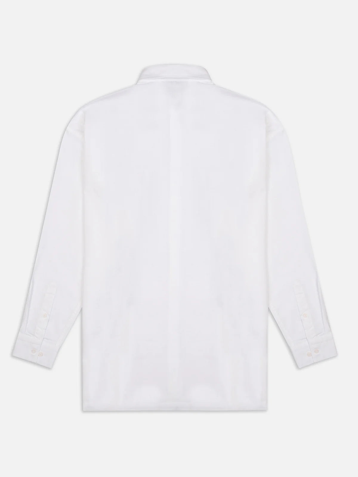 LINEN LONG SLEEVE WHITE - FRONT OF