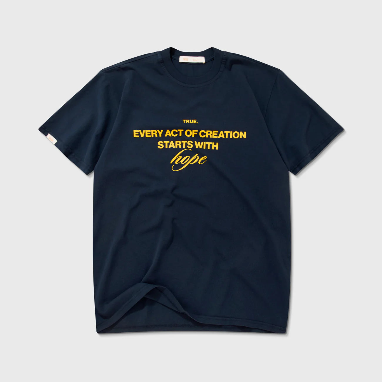 T-SHIRT HOPE DARK BLUE - FRONT OF