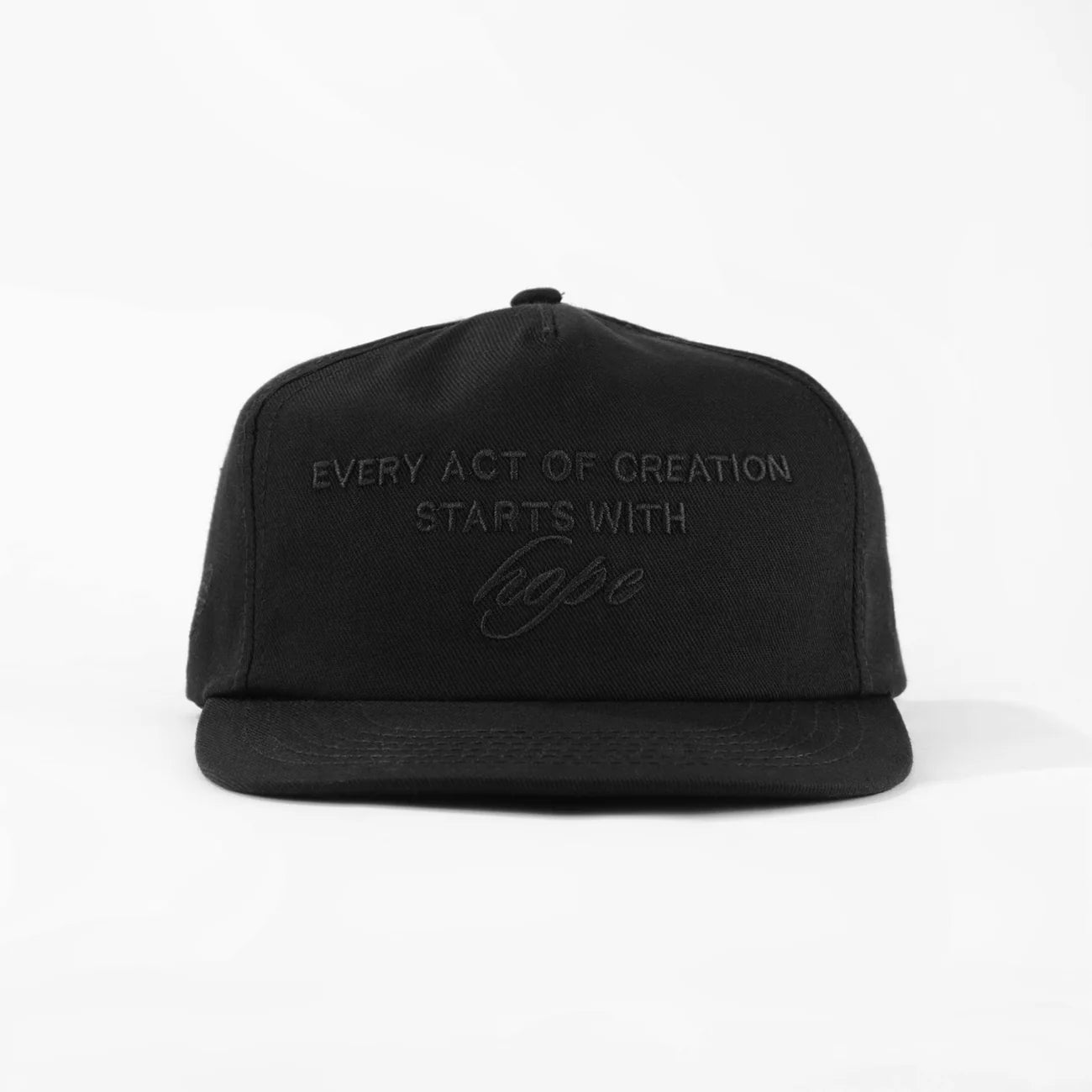 GORRA HOPE GOLFER BLACK - FRONT OF