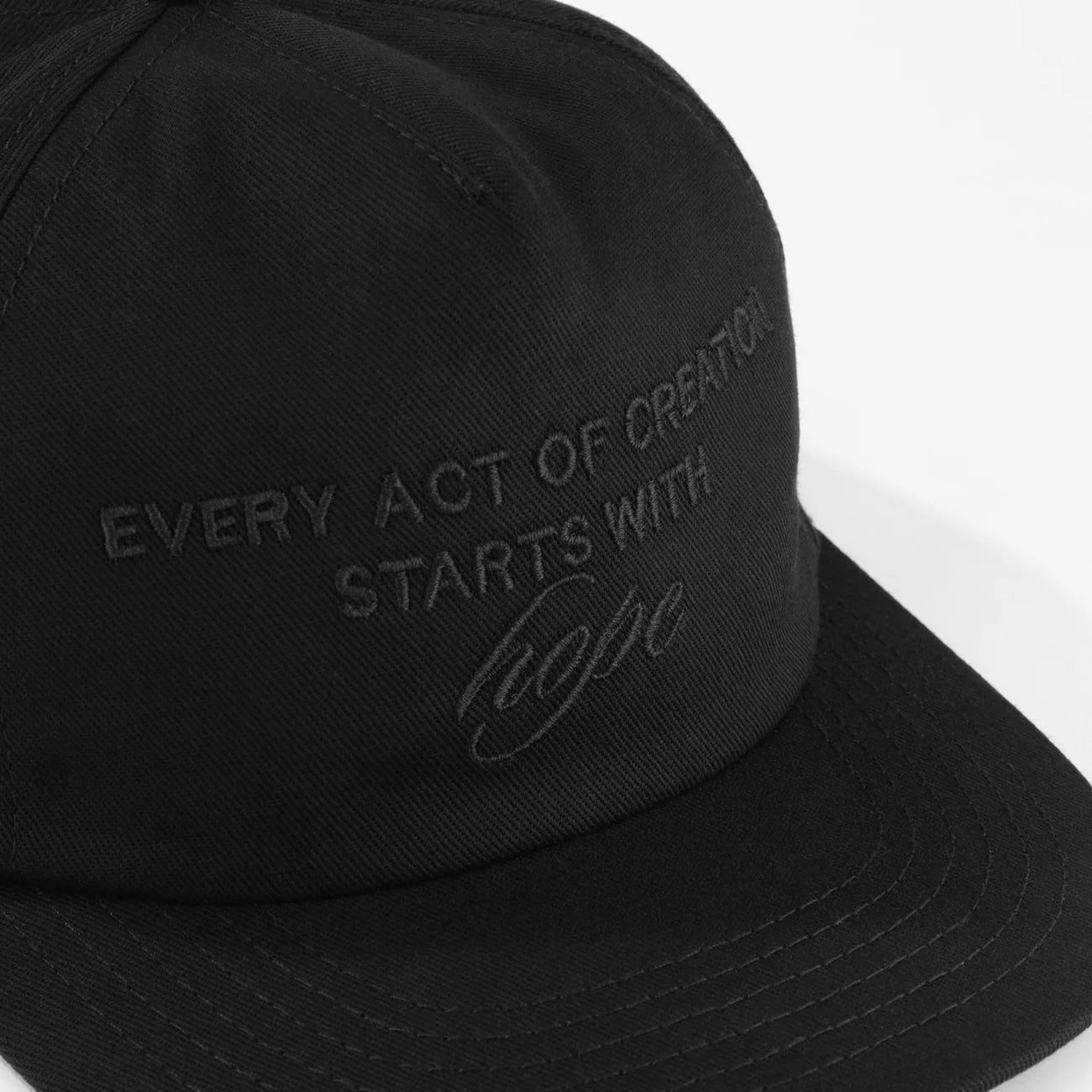 GORRA HOPE GOLFER BLACK - FRONT OF