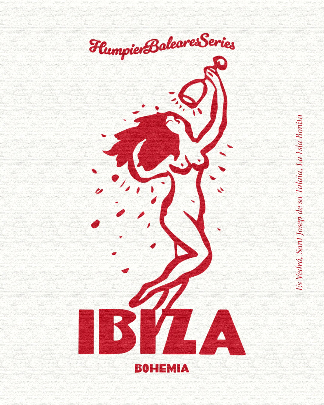 LA ISLA BONITA T-SHIRT WHITE - FRONT OF.