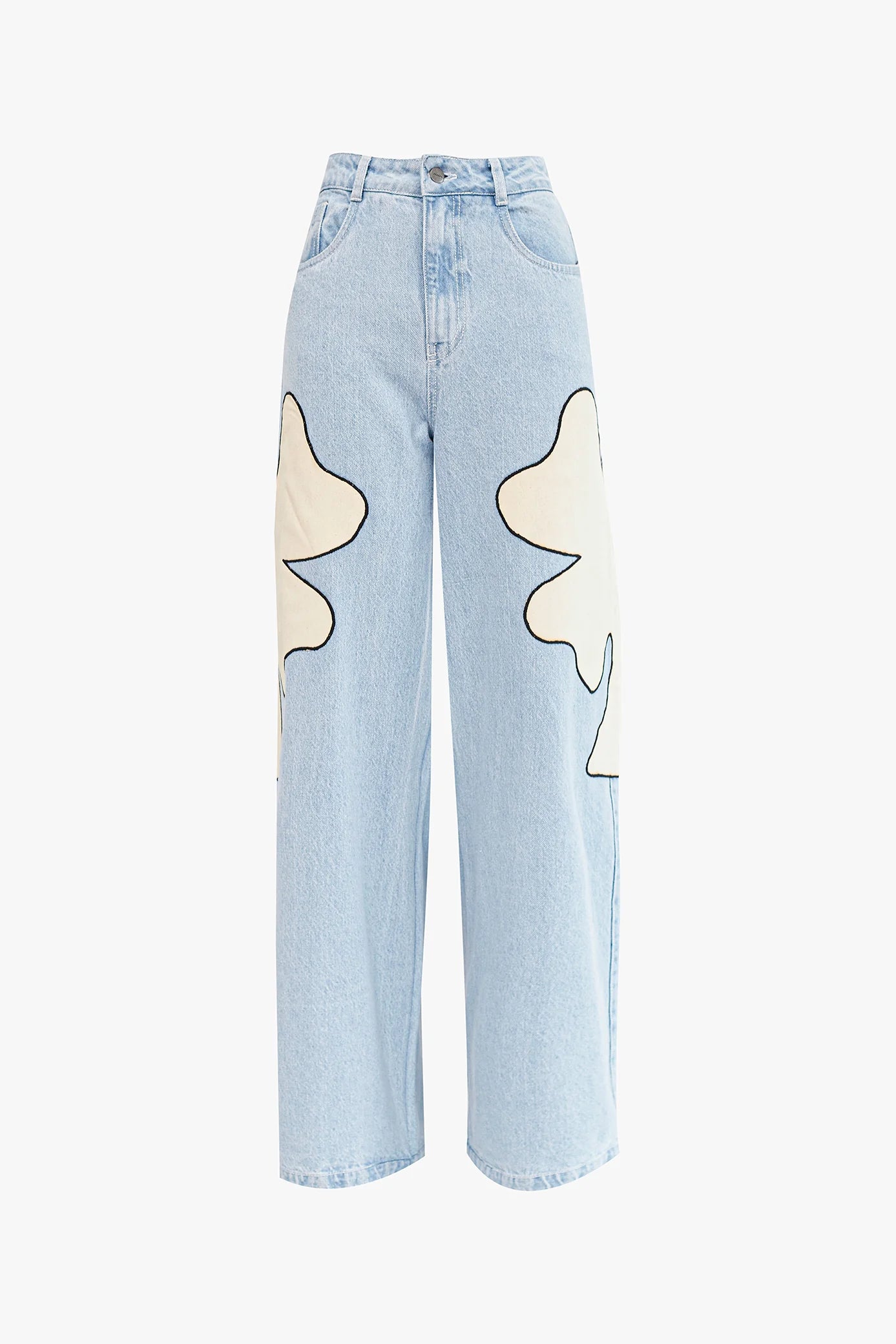SIXXTA CLOVER CHILL JEANS - FRONT OF