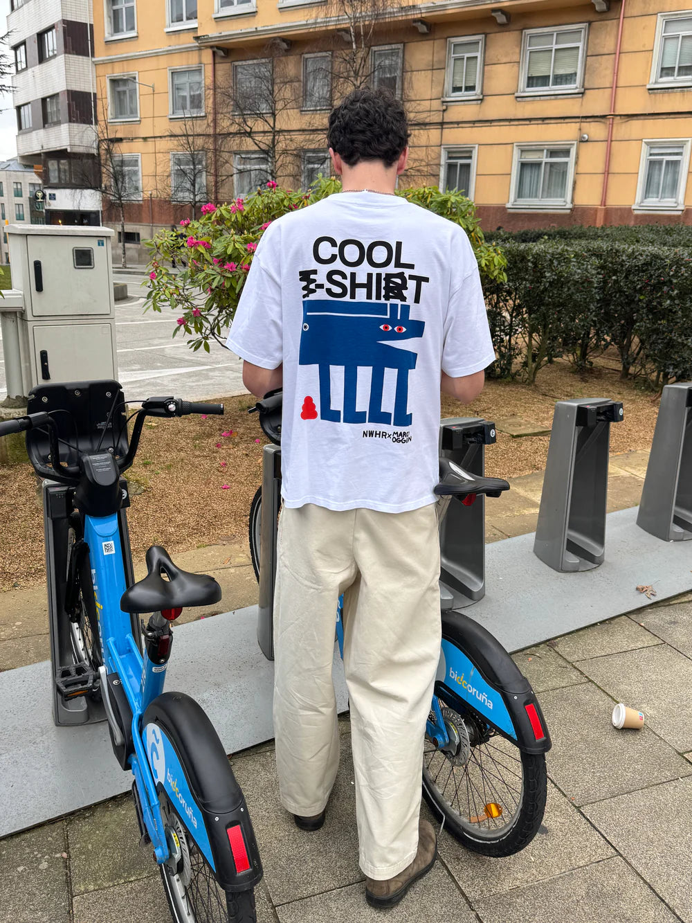 COOL SHIT T-SHIRT WHITE - FRONT OF.