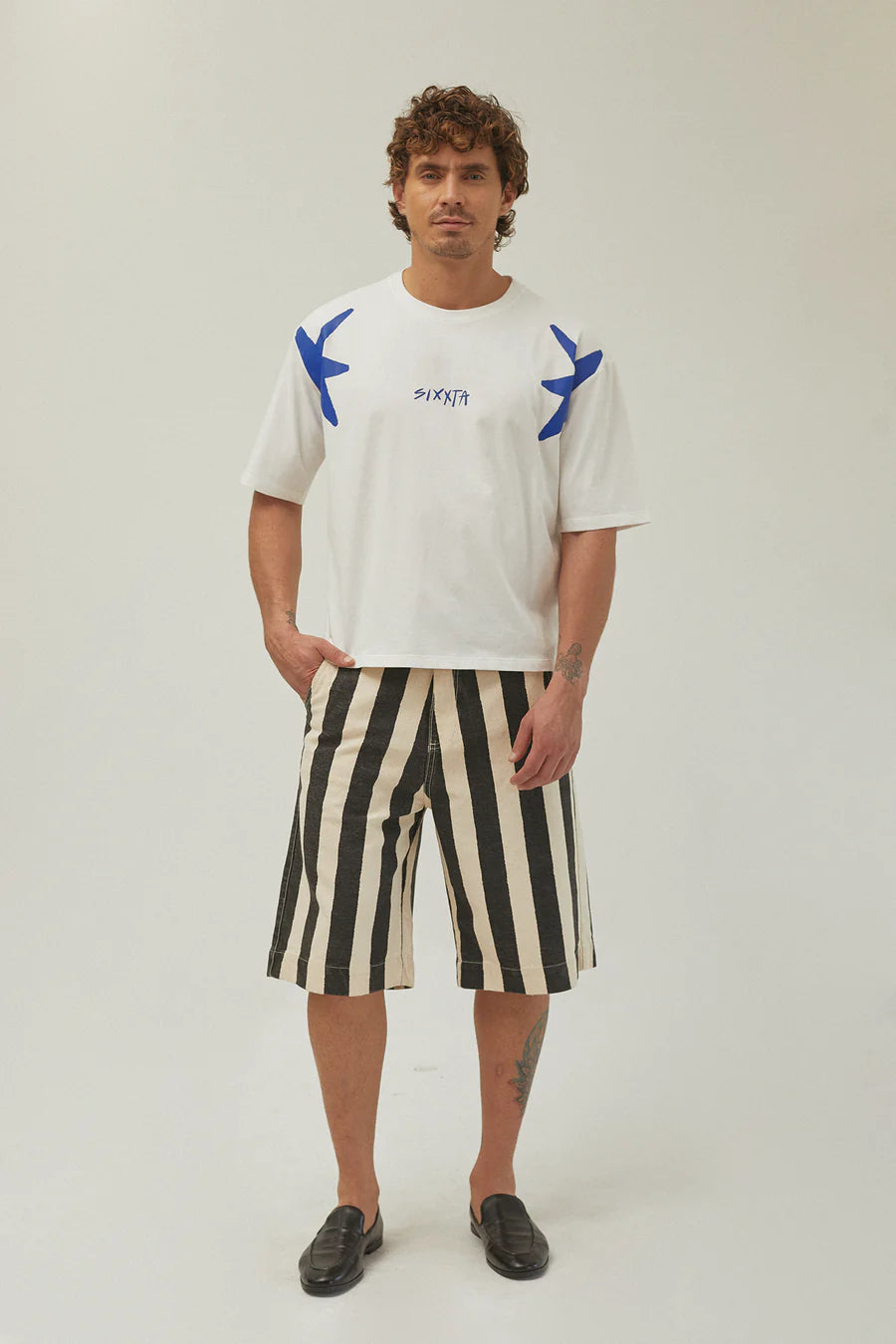 ICONIC ESTRELLADA T-SHIRT WHITE - FRONT OF.