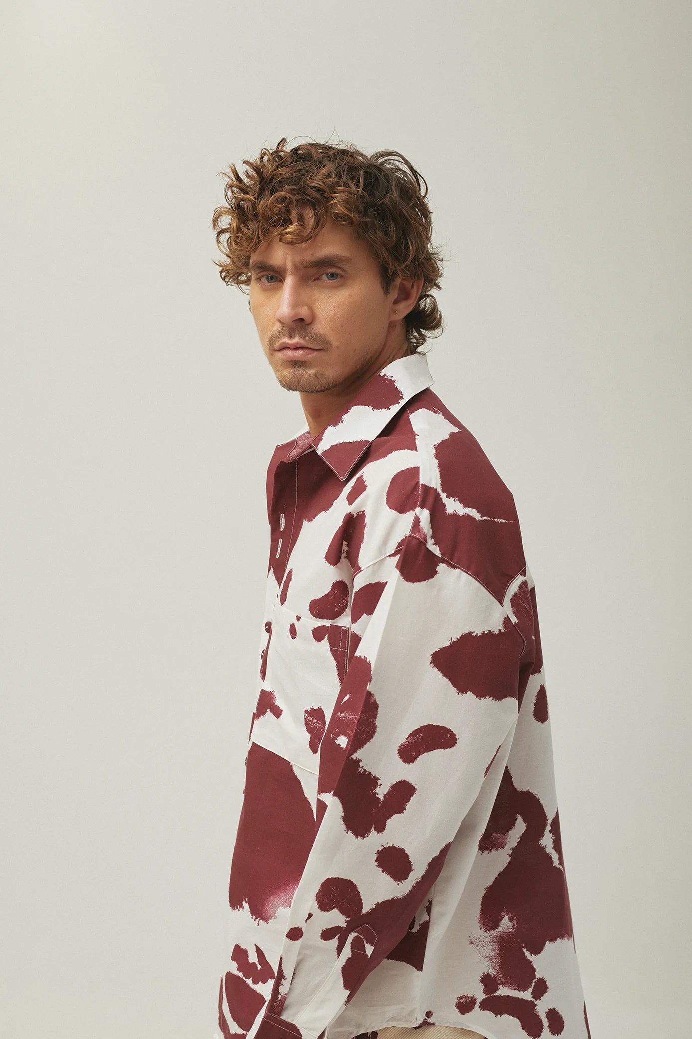 SIXXTA FIESTA TINTO OVER SHIRT - FRONT OF