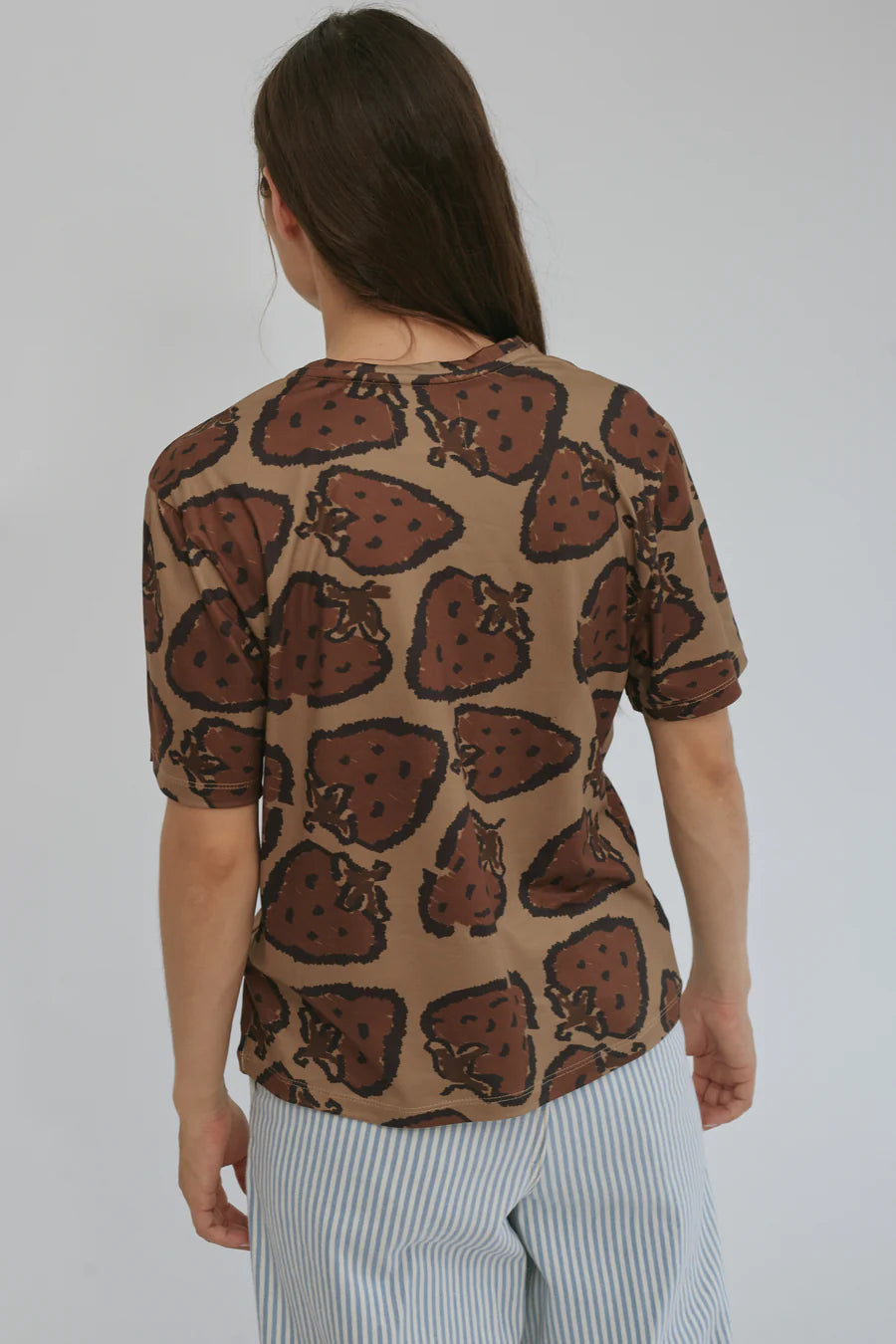 FRUIT PRINT FUN T-SHIRT - FRONT OF