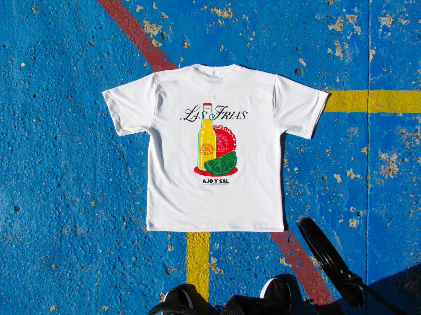T-SHIRT LAS FRIAS WHITE - FRONT OF