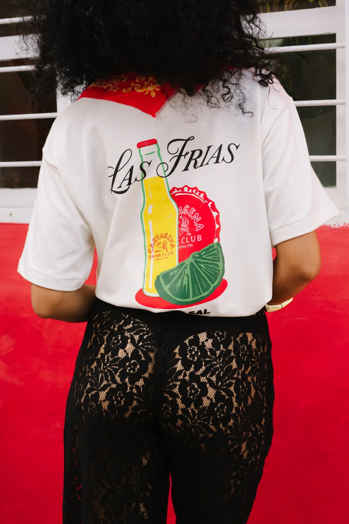 T-SHIRT LAS FRIAS WHITE - FRONT OF