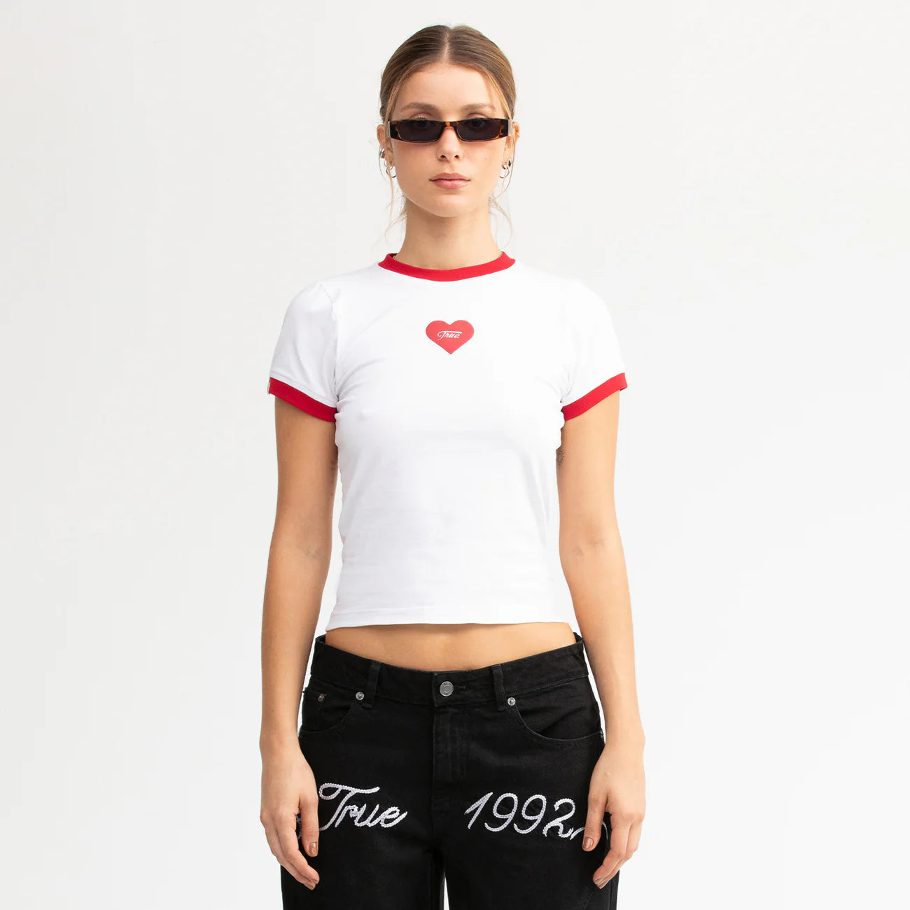 MEMORIES SLIM T-SHIRT WHITE - FRONT OF