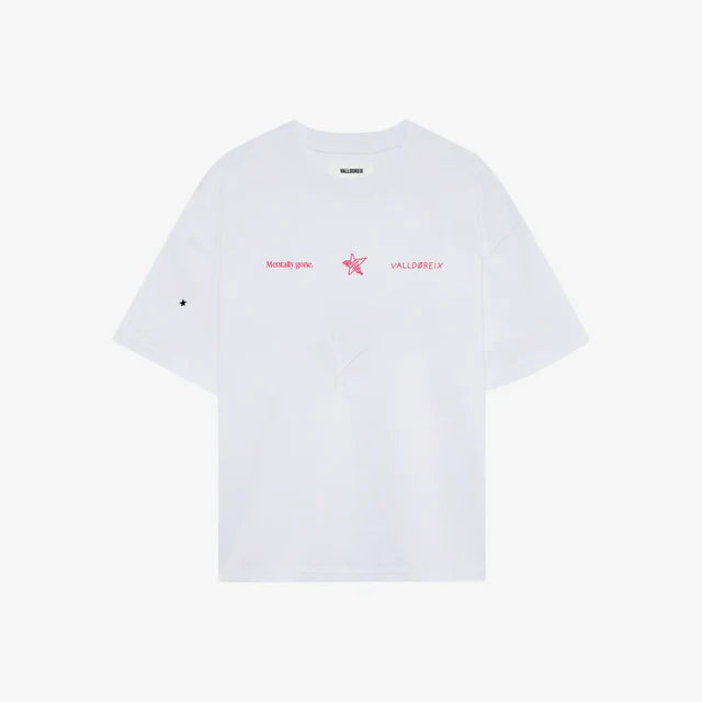 T-SHIRT MENTALLY GONE WHITE